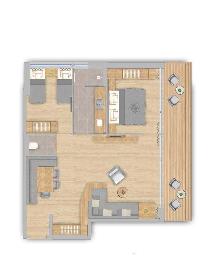 Hotel Edelweiss Заалбах-Хинтерглем Стая снимка